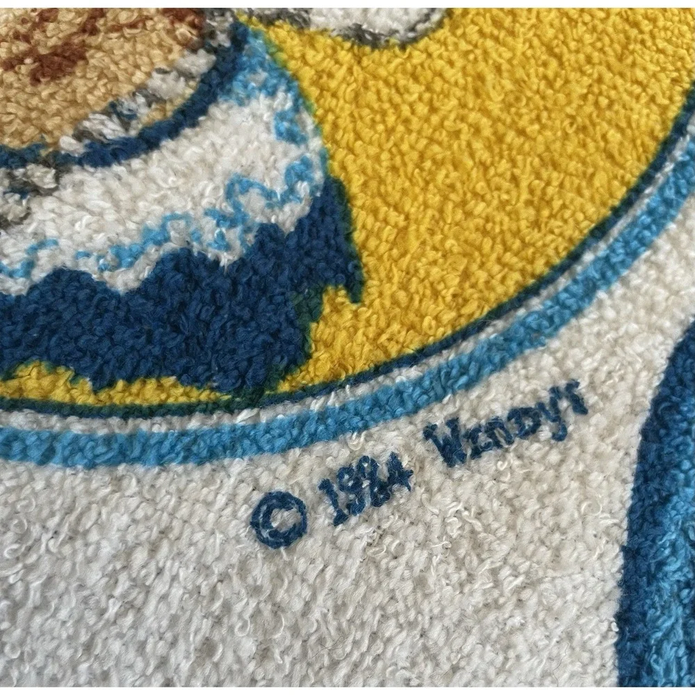 Vtg. 1984 Wendy's Washcloth & Towel Set 